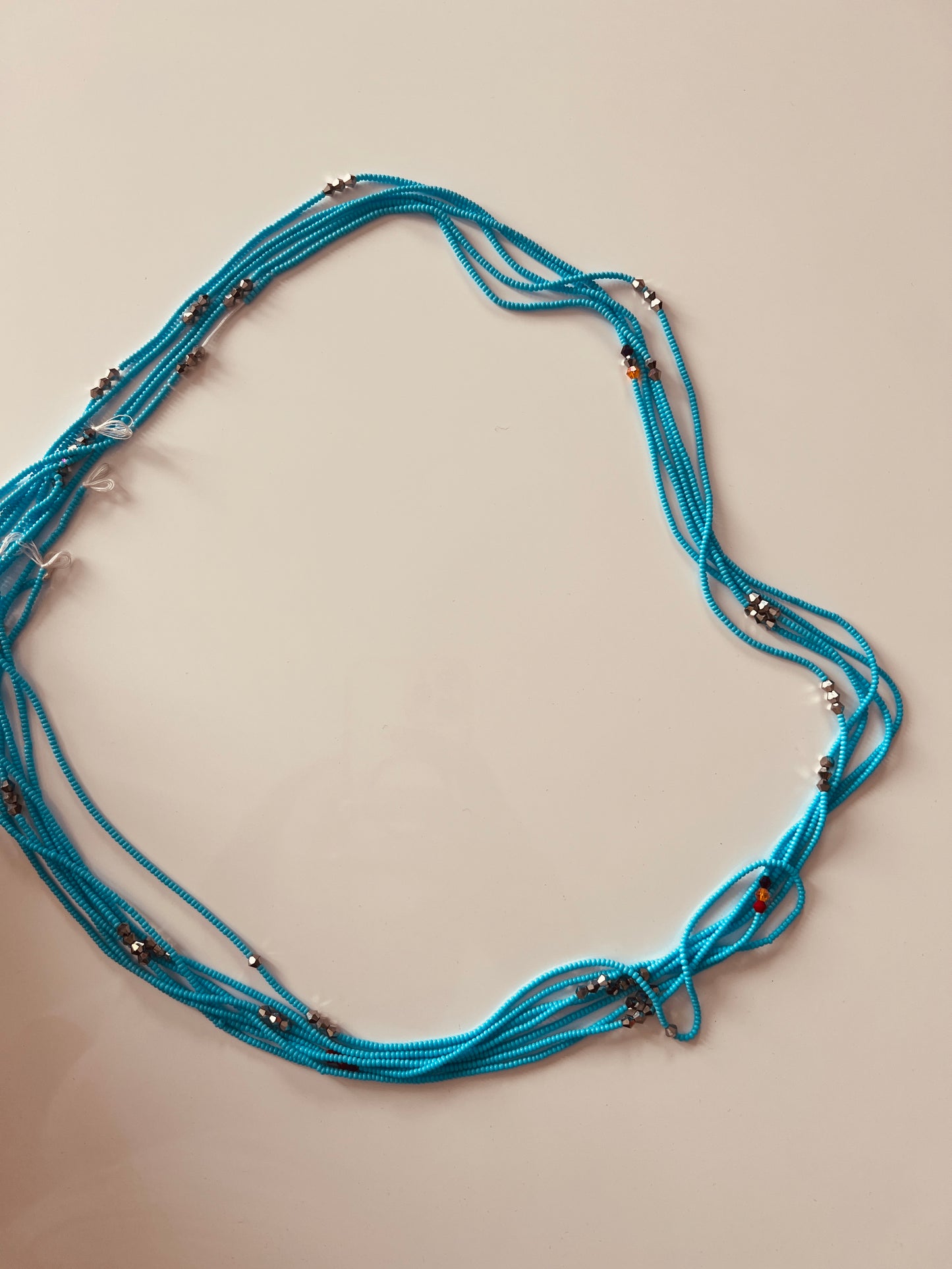 African Waisted Beads/Tie on