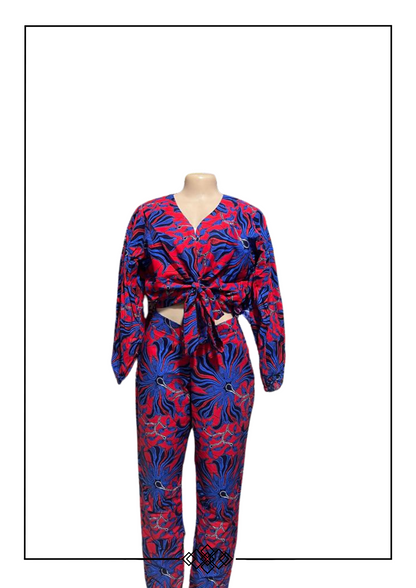 African Print Suit jacket and pants set