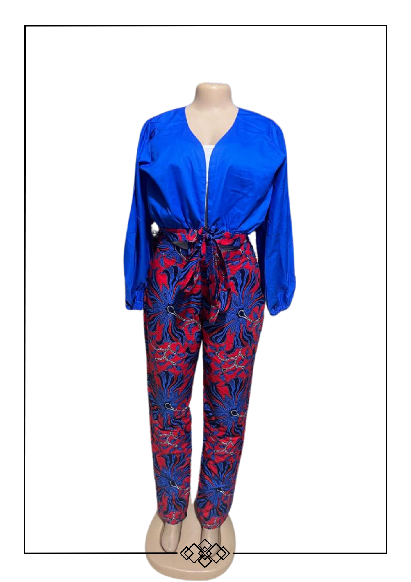 African Print Suit jacket and pants set