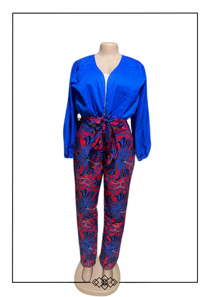 African Print Suit jacket and pants set