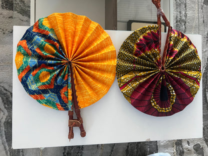 Fabric fan / African fan / ankara fan